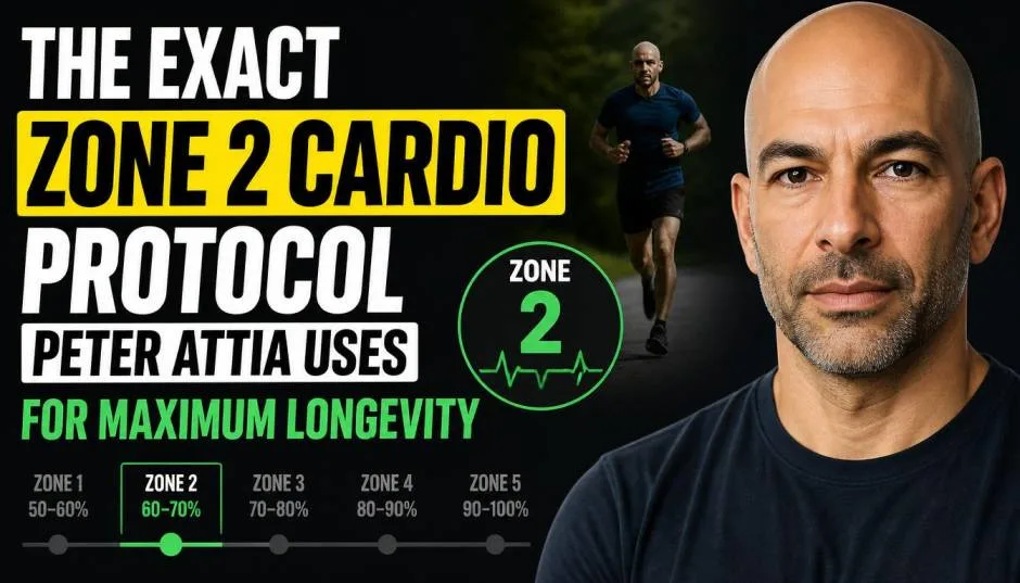 The Exact Zone 2 Cardio Protocol Peter Attia Uses for Maximum Longevity